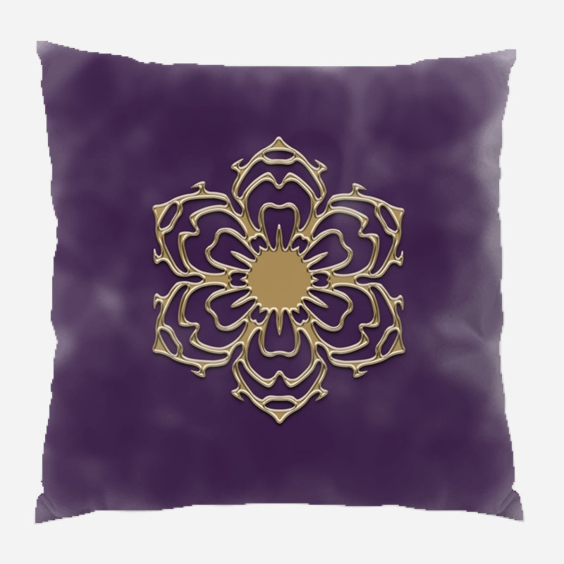 Coussin décoratif à motif, Intérieur