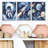 3Pcs Nursery Astronaut Wall Art Kids Space Planets Theme Canvas Painting Rocket Spaceman Wall Decor Explore Dream Galaxy Poster Prints Funny Outer Space Picture For Boys Child Bedroom Living Framed