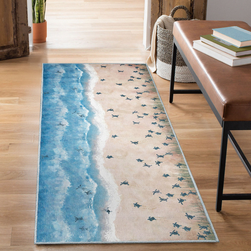 Tapis de cuisine antidérapant Charron, Tapis de couloir 1 pi 11 po x 4 pi 11 po