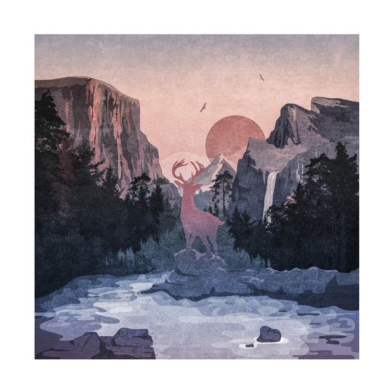 Bolog Emel Tunaboylu Sephia Yosemite Copy Canvas Art, 18" H x 18" W