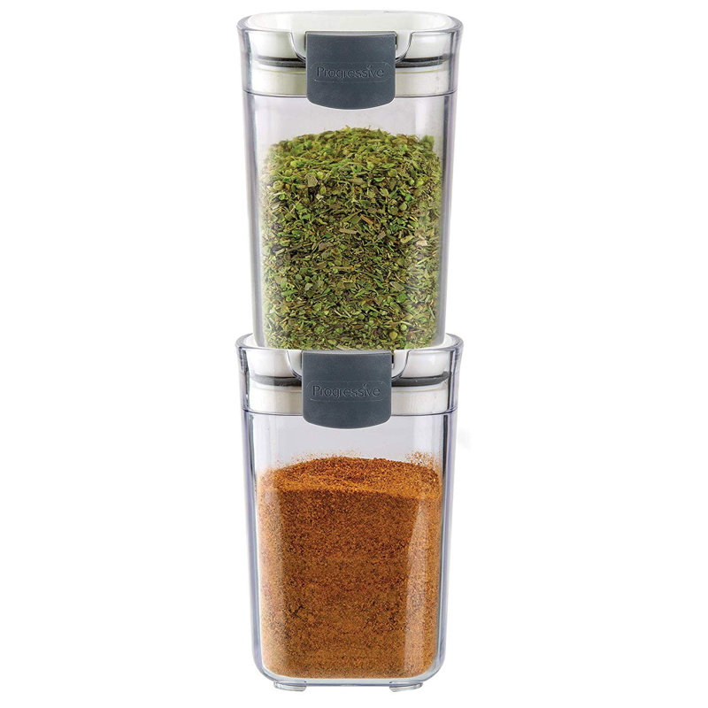 Food Storage - Set of 2 Containers and 2 Lids