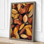 Golden Autumn Leaves Botanical - Wrapped Canvas-1180845670-1180845679