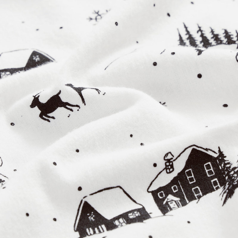 Ensemble de lit en flanelle 100% coton, Ensemble de draps pour lit simple avec 1 taie d'or