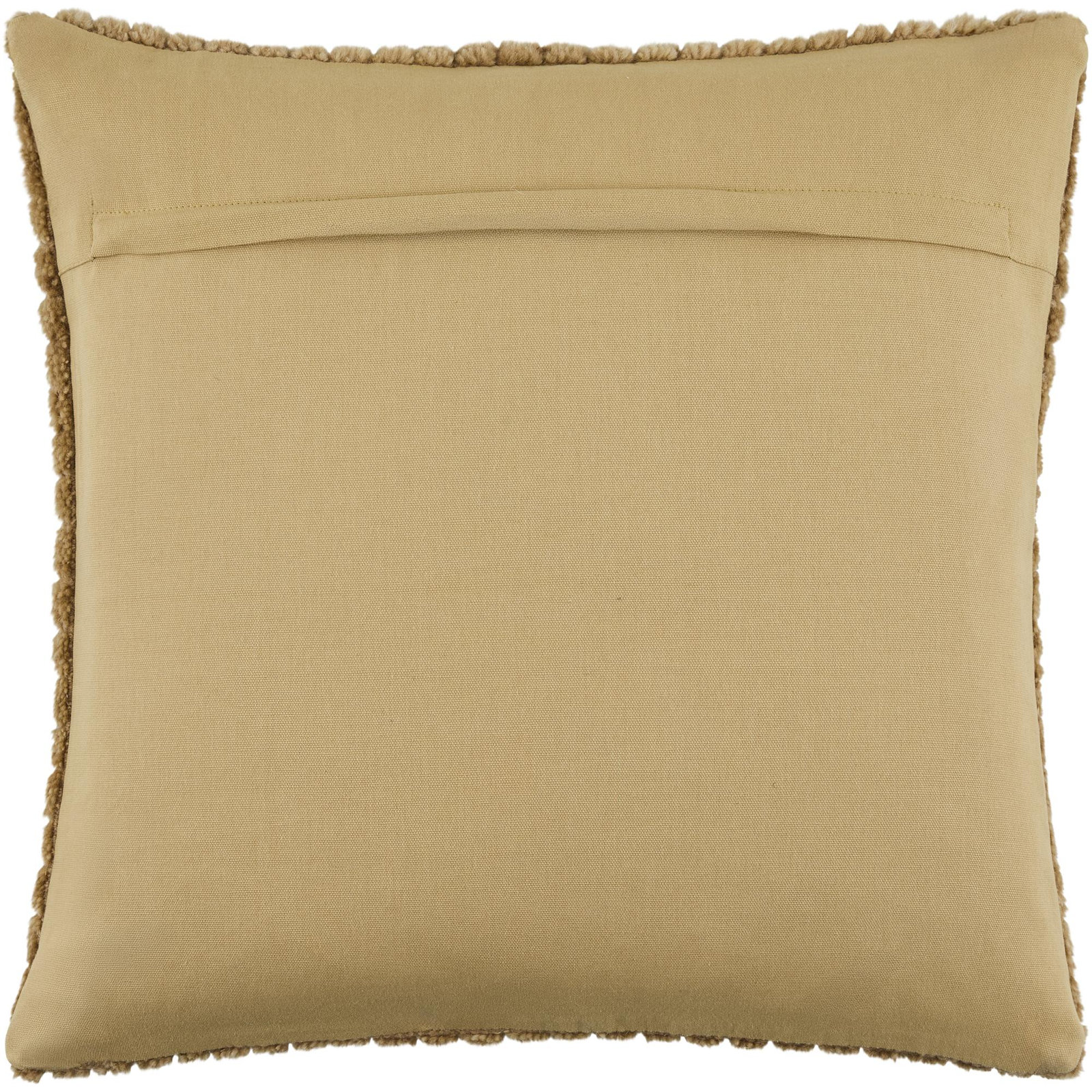Cotton Pillow Cover, Gold, Pillow Cover Only - No Insert, Square 18"