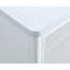 Meuble-lavabo autoportant blanc 36 po avec comptoir en marbre d'ingénierie, bois d'hévéa massif, tiroirs à fermeture en douceur, joints, finition imperméable, 35,1 po de profondeur, 22,01 po de largeur, 36,42 po de hauteur, 159 po
