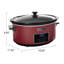 Mijoteuse programmable HomeCookin 7 pte - rouge-88793419-87213345