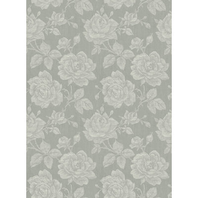Rouleau de papier peint en tissu Tyrion Rose L 33 pi x l 20,5 po