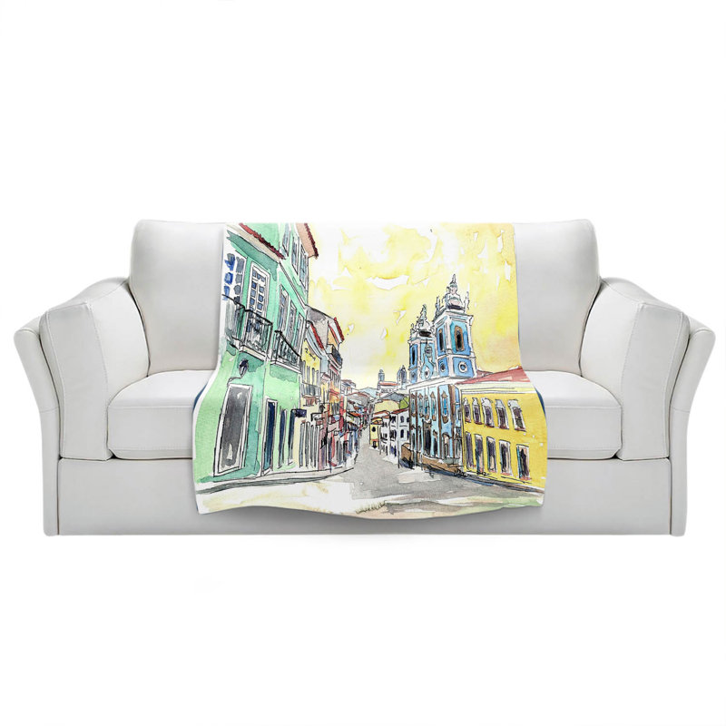 Couverture brésil bahia , 51 po x 60 po