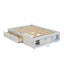Lit plateforme grand format avec quatre tiroirs et rangement au pied de lit, sans tête de lit-924585810