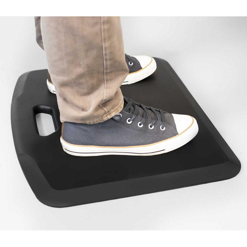 Mount-It! Active Essentials Ergonomic Office Bundle, Standing Desk Converter & Soft Anti-Fatigue Mat