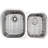 Moore 32'' L Double Bowl Stainless Steel Kitchen Sink-19378636