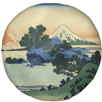 Coussin Katsushika Hokusai Shichiri dans la province de Sagami