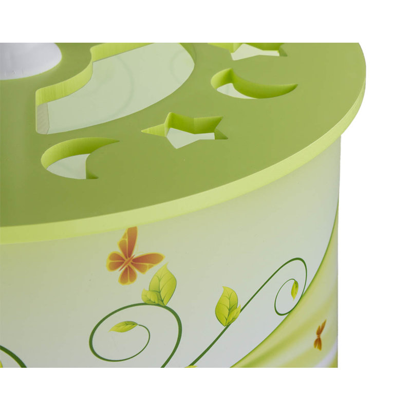 Dufrene 1 - Light Drum Pendant, Lime green