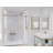 Heavy Rainfall Stainless Steel Shower Bar with Hand Sprayer-77315798