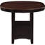 Extension de table de comptoir de couleur châtaignier, stabilité accrue, design classique et contemporain, pour table de salle à manger, abat-jour, construction, éléments modernes, décoration