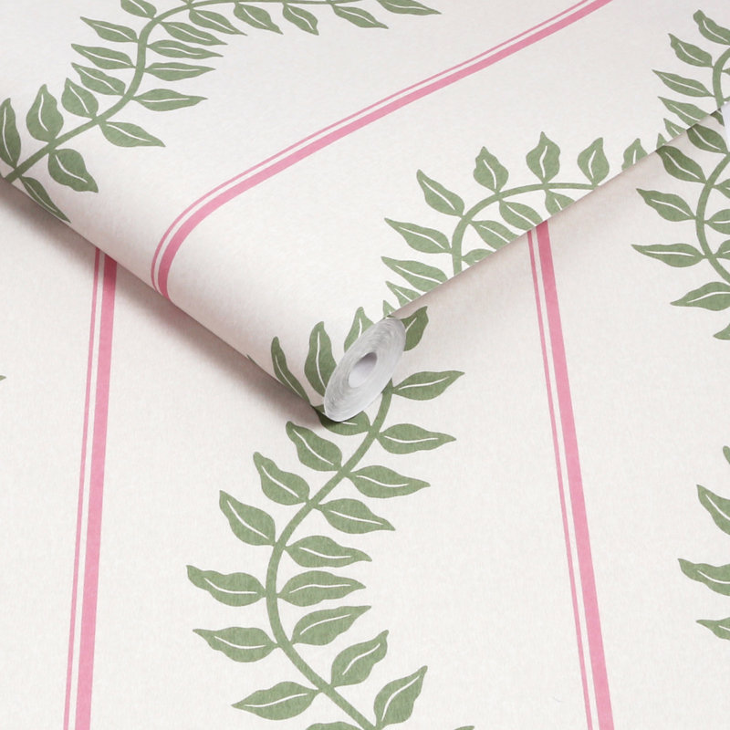  Papier peint Laurel, Rose