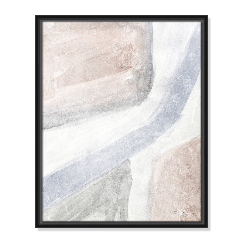 Helmsford Soften 1 - reproduction sur toile avec cadre flottant, Noir, H 11,5 po x l 9,5 po x P 2 po