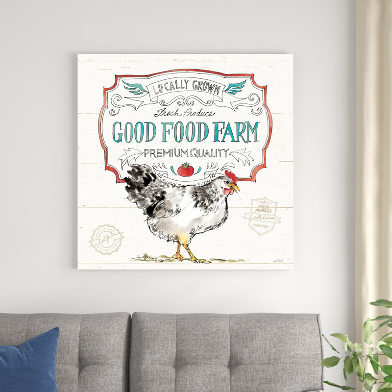 «Down On The Farm» V, H 36 po x l 36 po