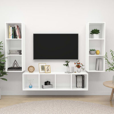 Dormon Unfinished Floating TV Stand for TVs up to 60"