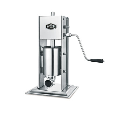 KWS Professional Commercial Stainless Steel Sausage Stuffer Maker 6.6LB Heavy Duty Gear System