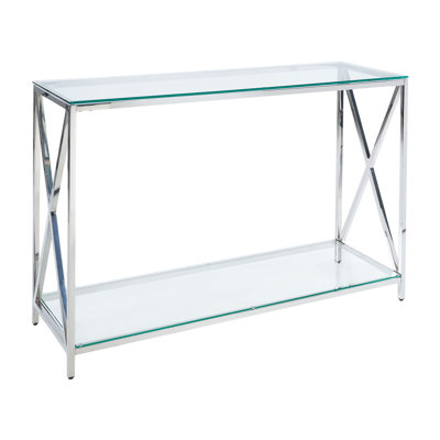 Bruun 120cm Glass Top Console Table