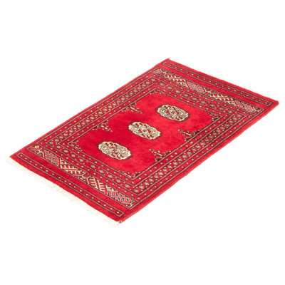 Peshawar Bokhara Red Rug 2'1" x 3'3"