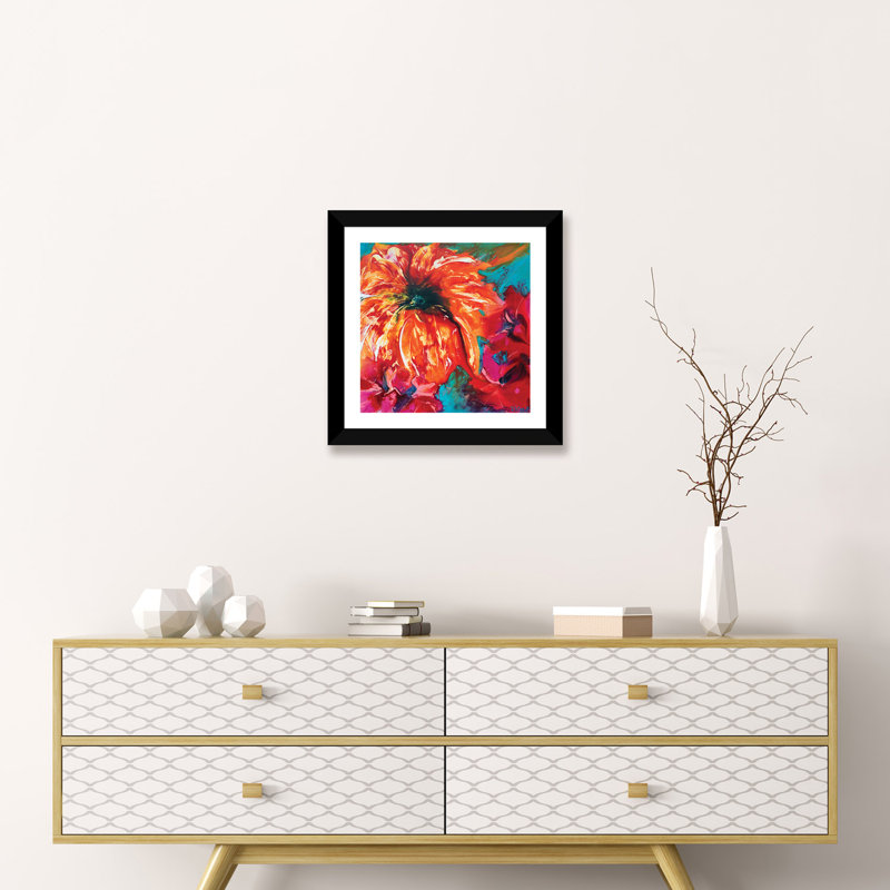 «Tropical Garden III», reproduction d'art, Papier noir, H 24 po x l 24 po x p 1 po