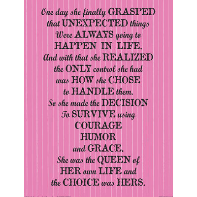 «Queen of Her Own Life Quote» par Kelissa Semple, reproduction d'art sur toile tendue