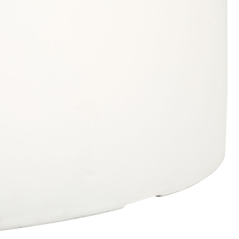 Pot à fleurs Mcguire, 12.9" H x 14.5" W x 14.5" D, Blanc
