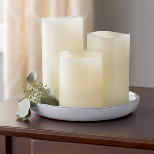 Teal Blue Spiral Flameless Taper Candles with Remote- 6 Pack
