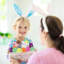 Oeufs de Pâques remplis de lapin
