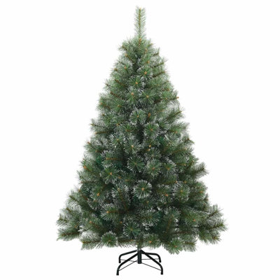  Artificial Christmas Tree with 150 LEDs Green PE and PVC