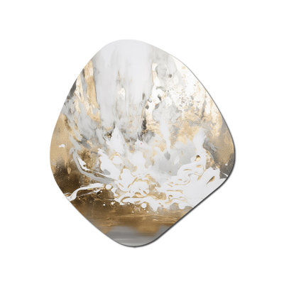Pursuit Of Happiness III - Abstract Metal Wall Sculpture - Nebula Shape