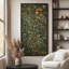«Wildflower Meadow Vintage Floral Field Illustration Modern Art», impression sur toile encadrée très grande-121544359-114290271