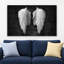 «Angel Wings», reproduction d'art sur toile en noir et blanc-273019176