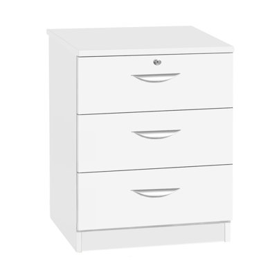 Brendella 3 -Drawer Storage Cabinet