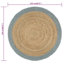 Glendive Hand Braided Blue/Brown Rug-740057717