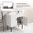 C840C52D995D4E22BBB0CF6F7C6A703B - 24" Bathroom Vanity With Metal Leg-1542561308