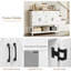  Console en bois de style moderne 47,2 po avec 2 tiroirs Darius-565223974