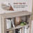 70" Tall Farmhouse Bookshelf Set-1986235051-1986235049