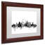 « st louis missouri horizon b&w » par michael tompsett, impression sur toile encadrée-17772303-68775725