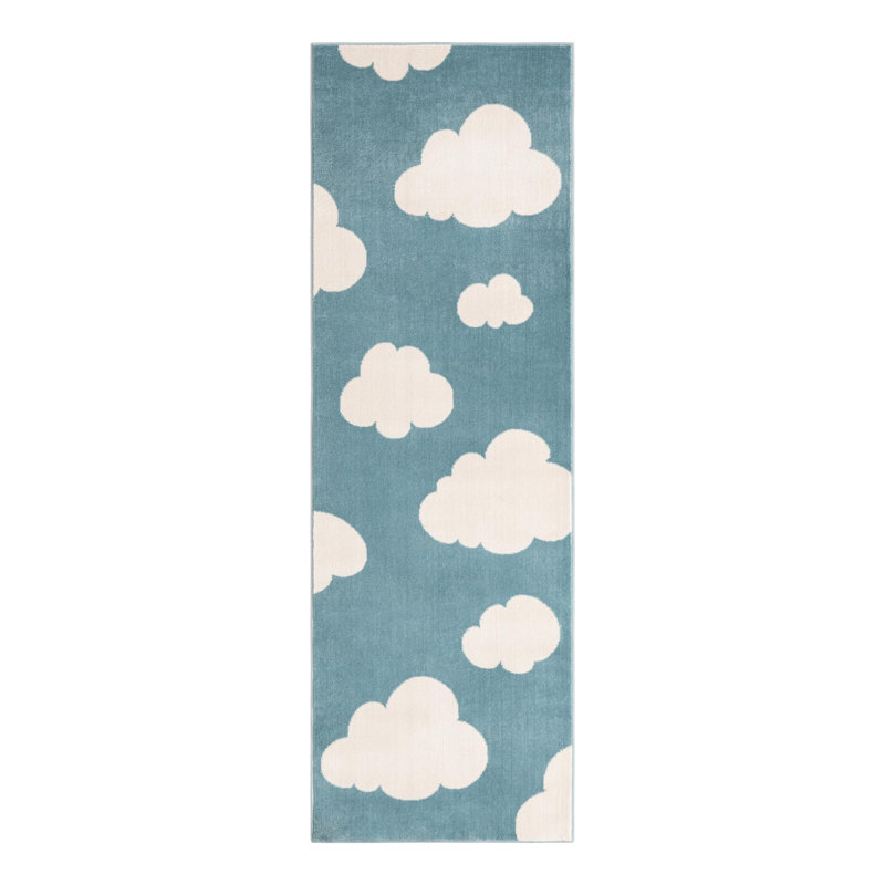 Tapis pour enfant Unique Loom Clouds, Tapis de couloir 2 pi x 6 pi 1 po