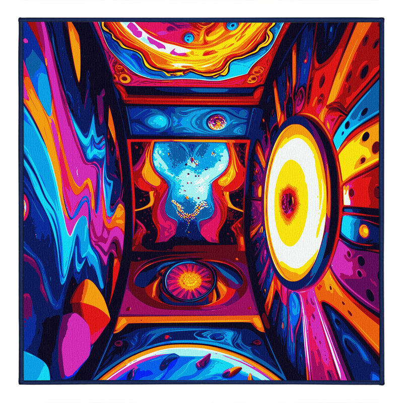 Ether Vision Rug, Square 8'