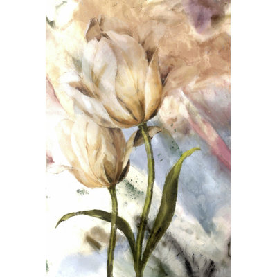 Pastel Fleur I by Karen Smith - Wrapped Canvas Print