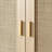 Rattan Sideboard Buffet Cabinets, Sideboard Cabinets with 2 Doors, Modern Accent Storage Console Tables-173120235