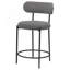 Ensemble de 2 chaises de bar rembourrées Boucle