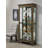 Gehring Traditional Sliding Door Curio With Glass Shelves And LED Light