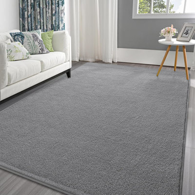 Solid Colour Shag Area Rug