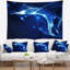 Tapisserie de fond musical bleu Abstract-28503221