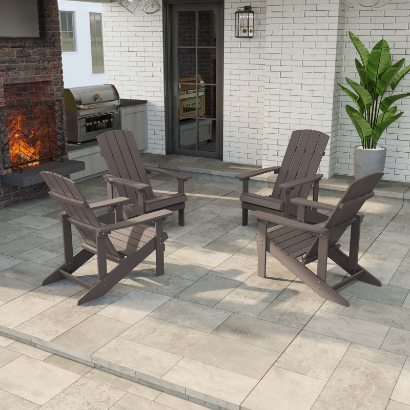  HIPS Adirondack Chair, Coffee